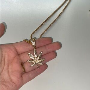 Selling a plant themed necklace